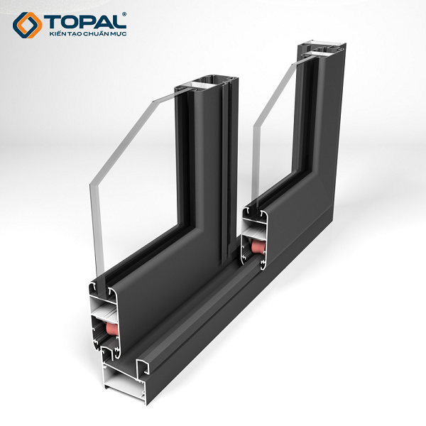 Sản phẩm nhôm hệ và phụ kiện đồng bộ nhôm Topal được thiết kế theo tiêu chuẩn châu Âu