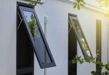 Các mẫu cửa sổ nhôm cao cấp phù hợp cho nhà phố hiện nay Cửa sổ nhôm mở hất 1 cánh